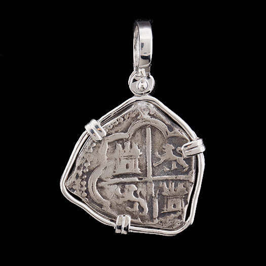 Atocha Sunken Treasure Jewelry – Tri-Shaped Silver Coin Pendant