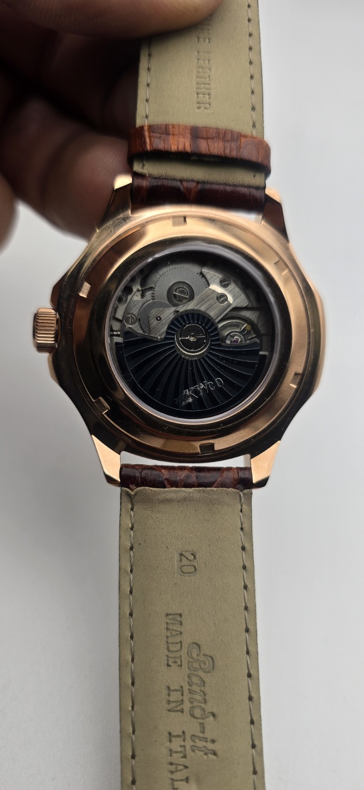 Knickerbockerwatchco Hand Engraved Enamel Guilloche Dial 44mm