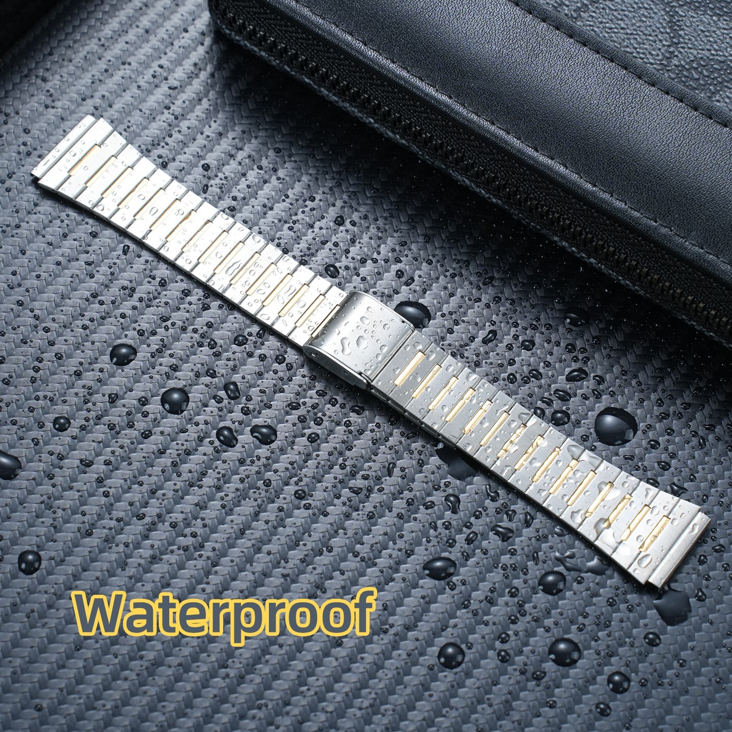 For Casio AE1200 AE1300 A-168 A158 Steel Watch Bands WS-1600H Metal Strap 18mm