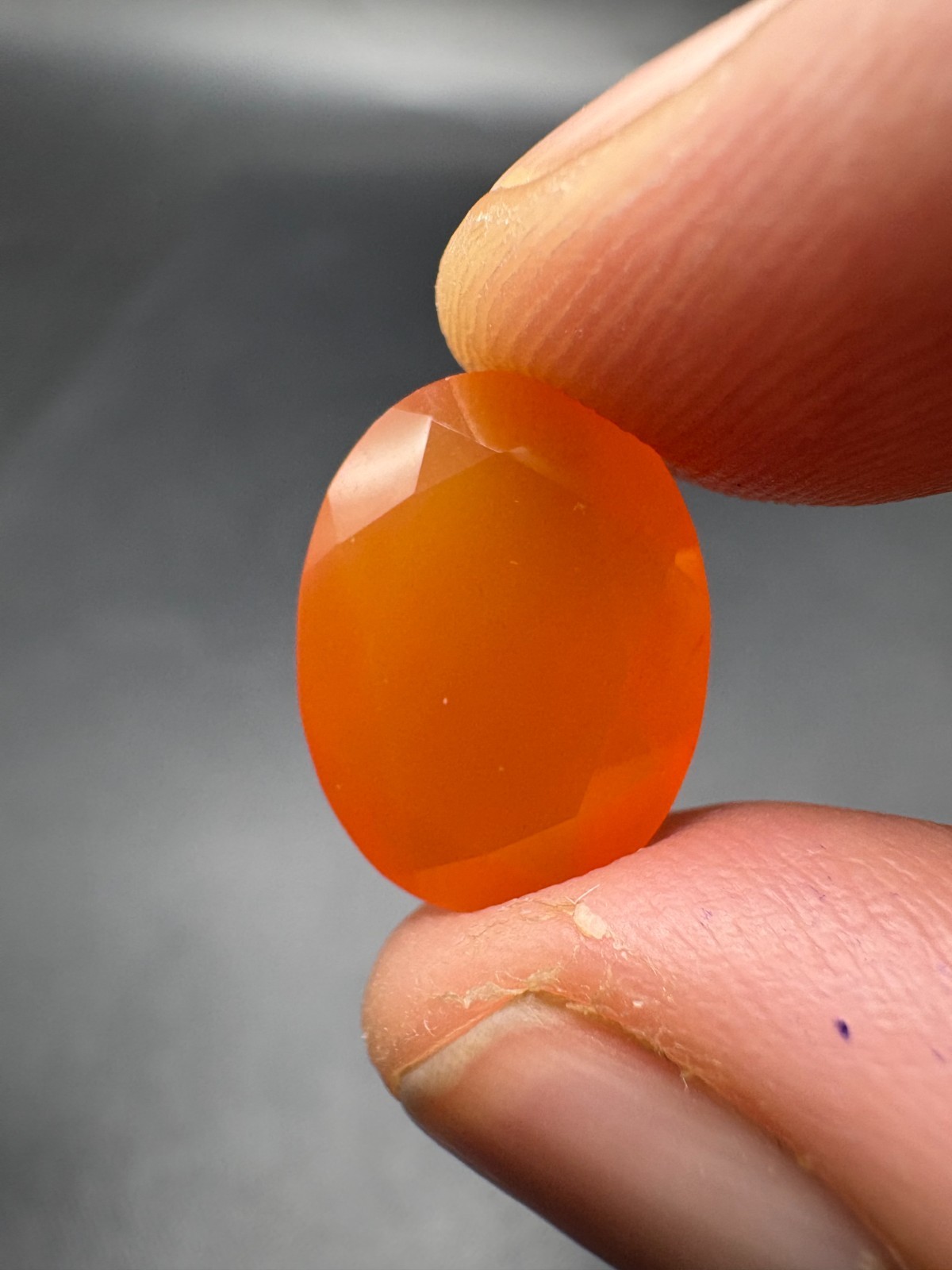 AAA Quality Carnelian, Oval 16X12 MM Gemstone, 7.65 TCW