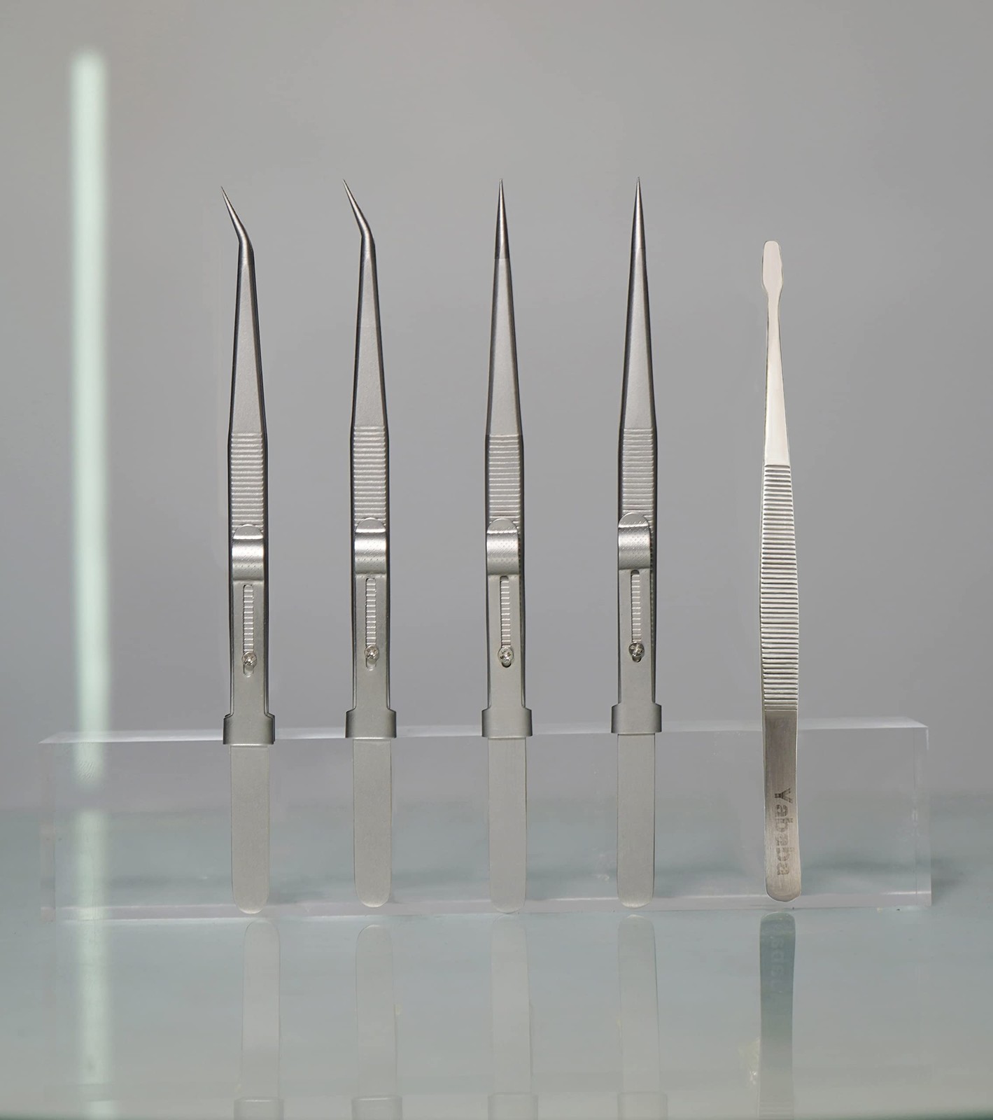 Tweezers, 5Pcs Precision Tweezers Set – Anti – Static Stainless Steel Tweezer…