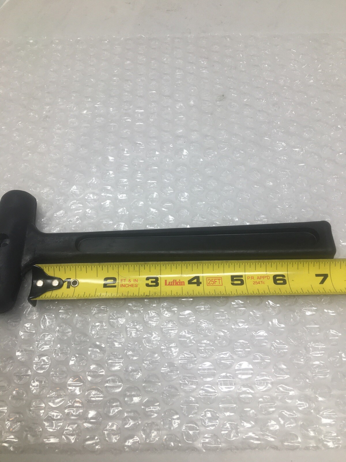 Small 3 Oz Dead Blow Hammer Multi-Purpose Dual-Face, Hard Plastic, Lead Center