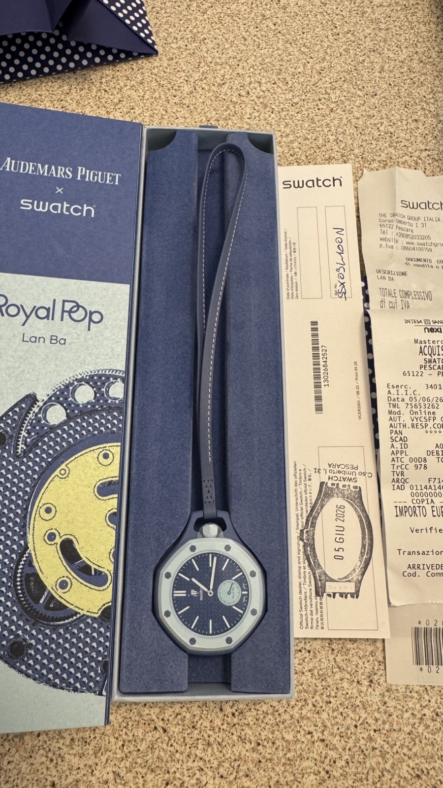 Swatch x Audemars Piguet AP Bioceramic Royal Pop Soap Lan Ba 🔥