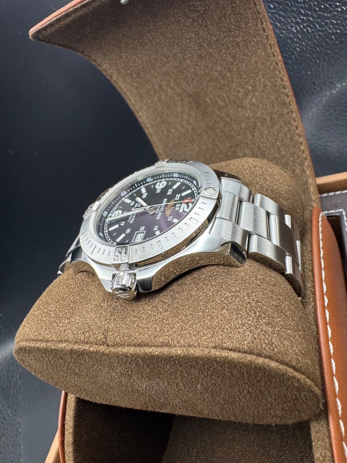 Breitling Colt A17388 44mm black dial
