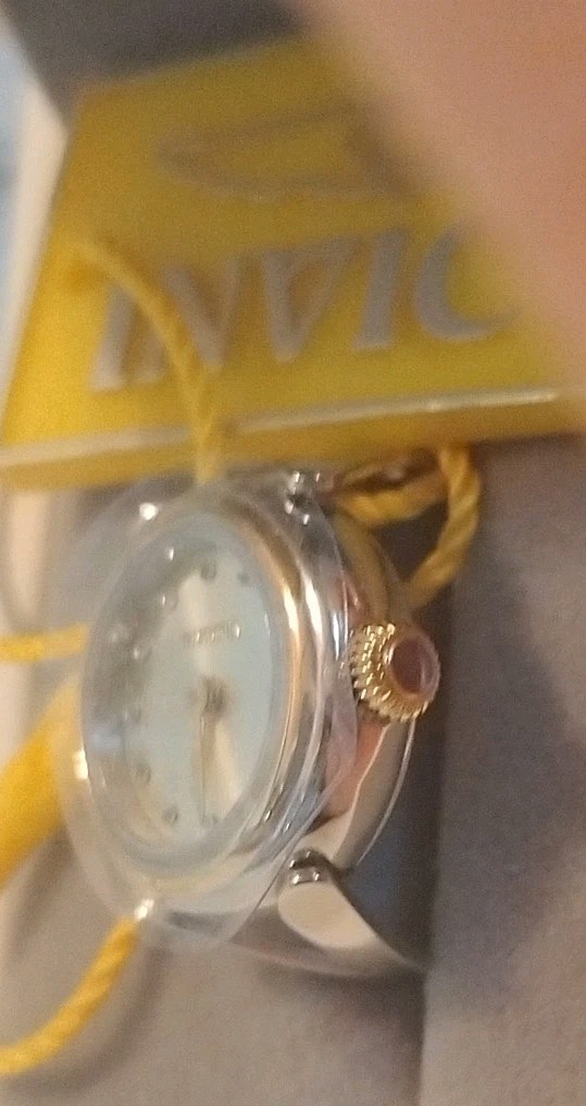 Timeless INVICTA LADIES Mini ANGEL RING Watch 48576 ***Two Tone**Msrp $199.