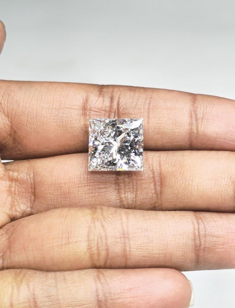 2 Carat Princess Cut Lab Grown Diamond D-F / VS1 Loose Diamonds – IGI CERTIFIED