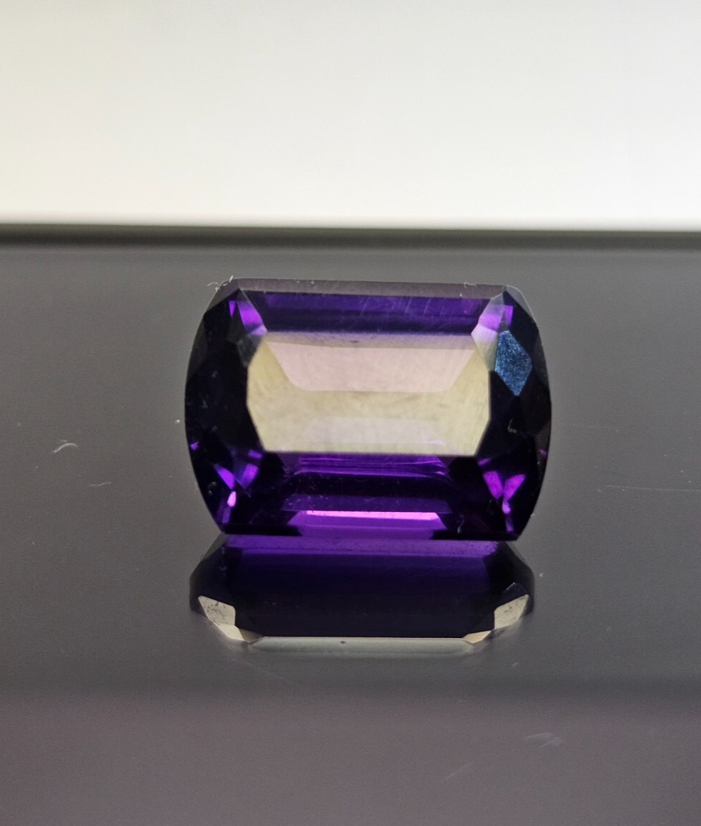 Amethyst Purple Cushion Cut Natural 8+ Ct Loose Certified Gemstone