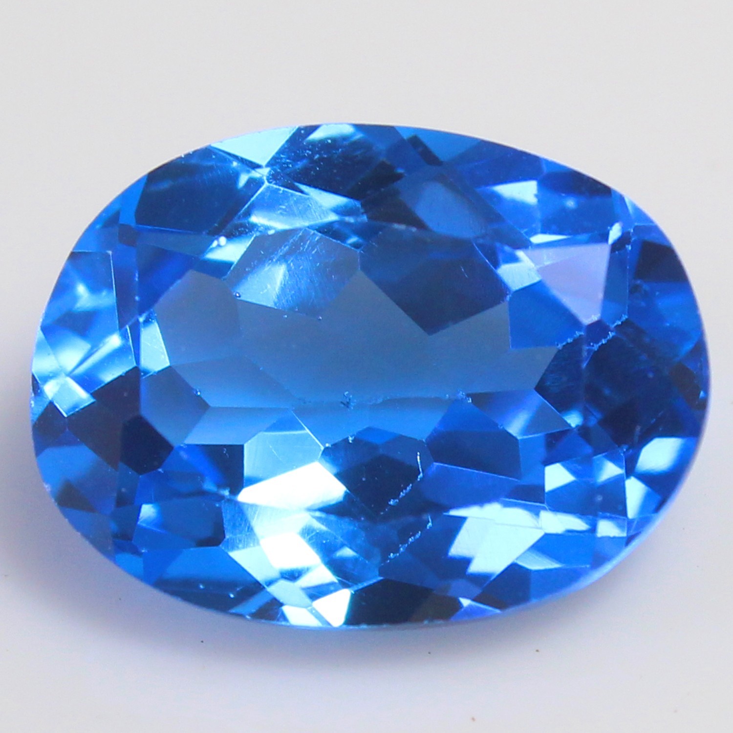 Natural 7.2 Ct Certified Brazil Blue Aquamarine 13×10 MM Oval Cut Gemstones