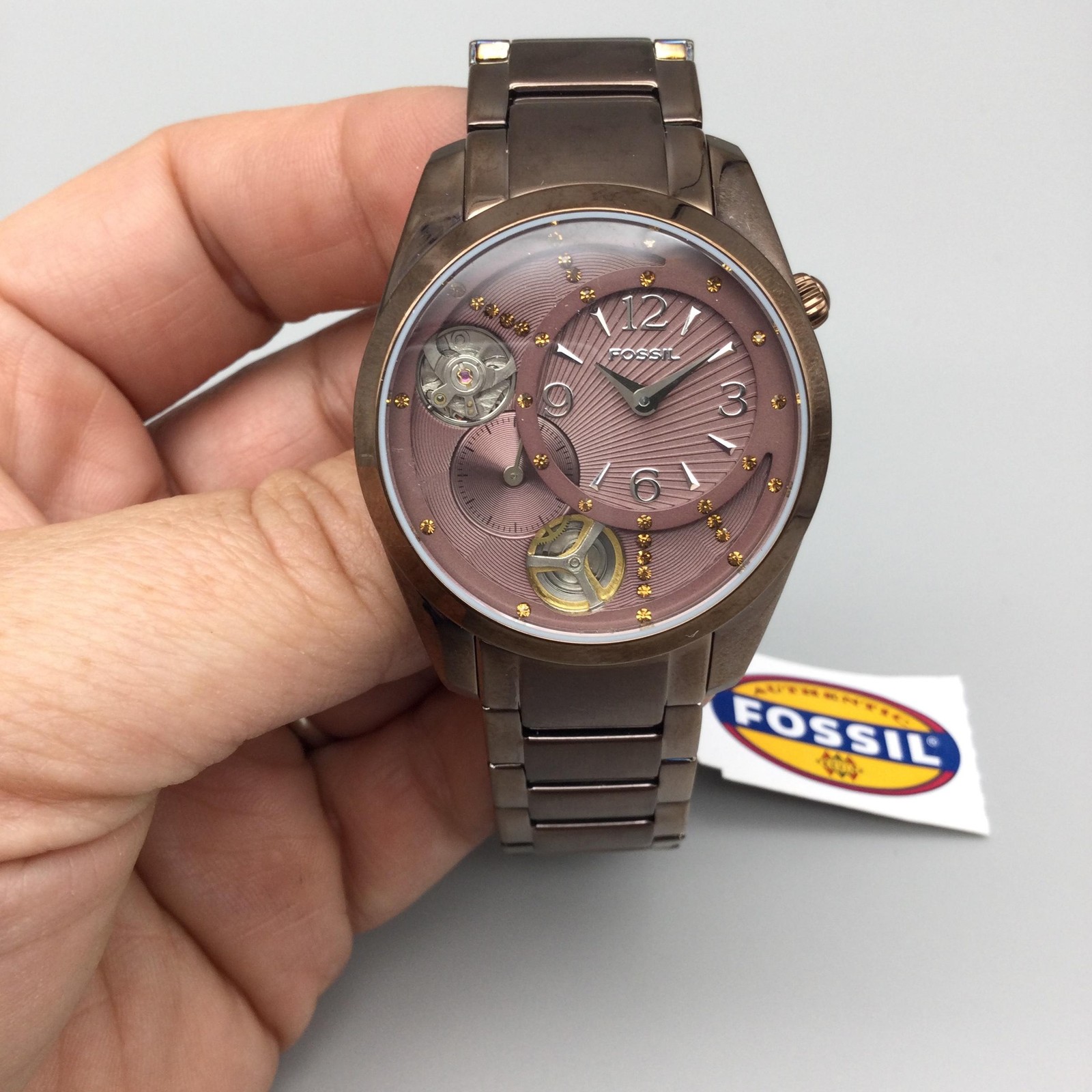Fossil Twist Automatic Womens Watch 35mm Skeleton Dial ME-1024 with Tag 7.25″
