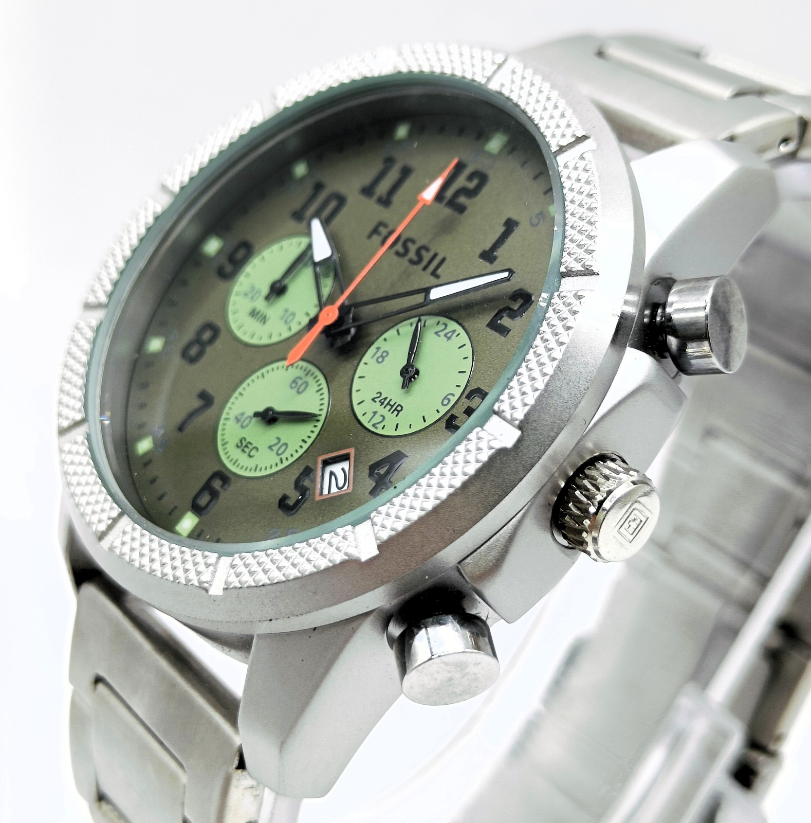Amazing Fossil Chronograph Date Indicator Quartz Analog Men’s Wrist Watch