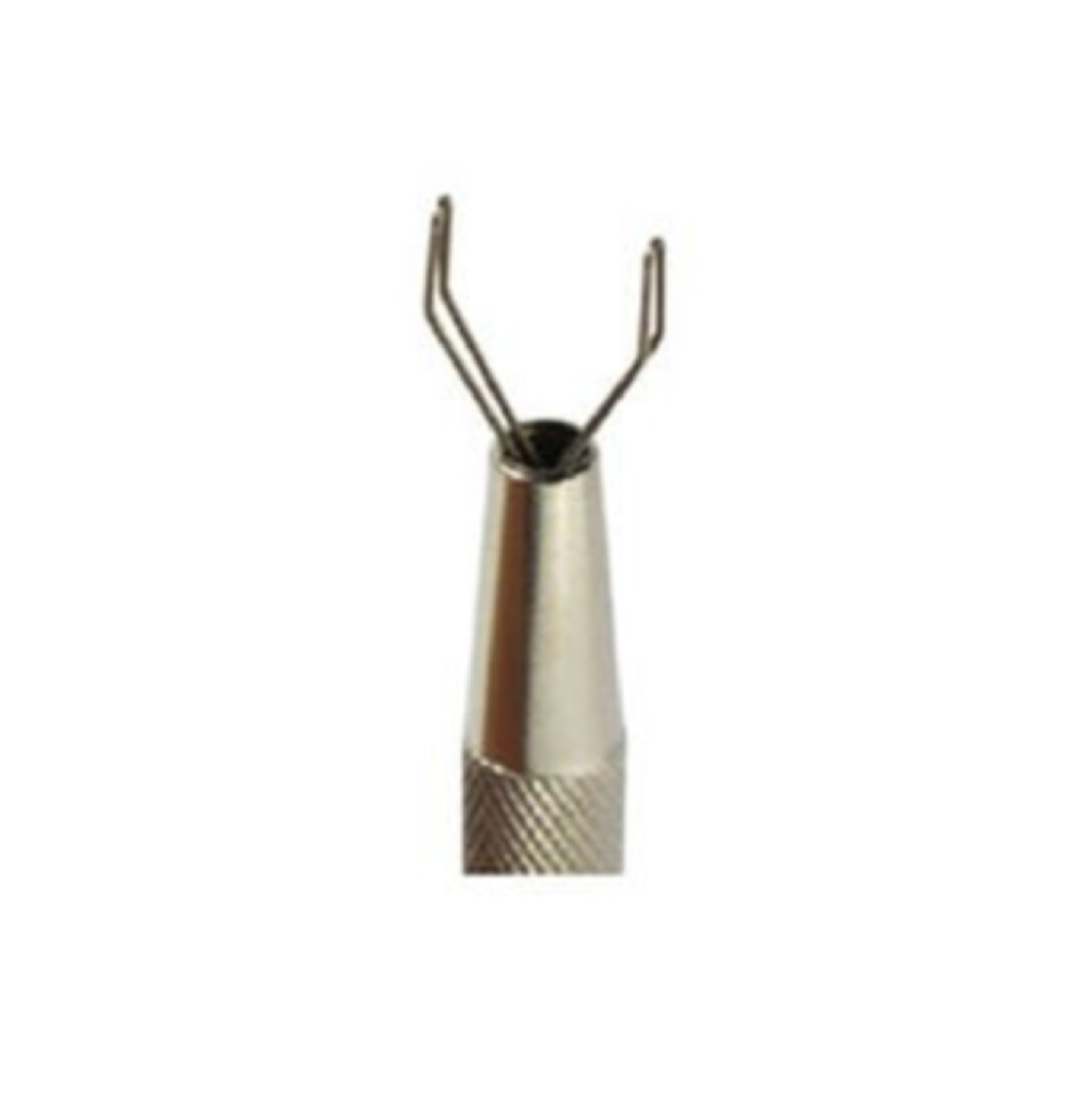 Diamond Gem stone 2 Pronged Holder Tweezer Pick up Grip Sorting Gem Display