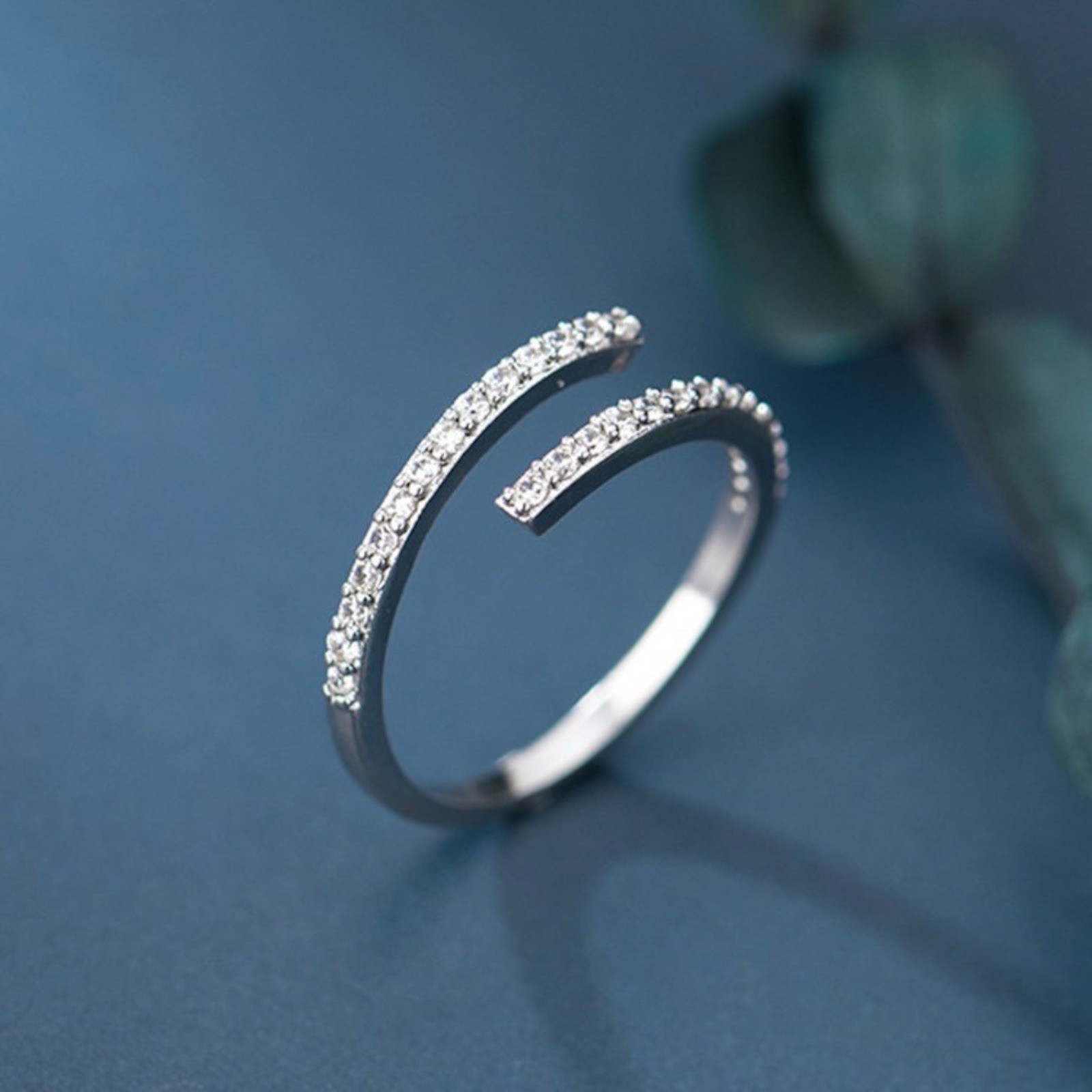 Adjustable Open Size Toe Ring Silver Plated Various Designs Lab-Created A81
