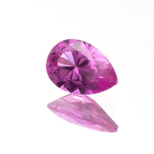 5x3mm – 20x15mm Lab Created Pink Sapphire Pear Shape