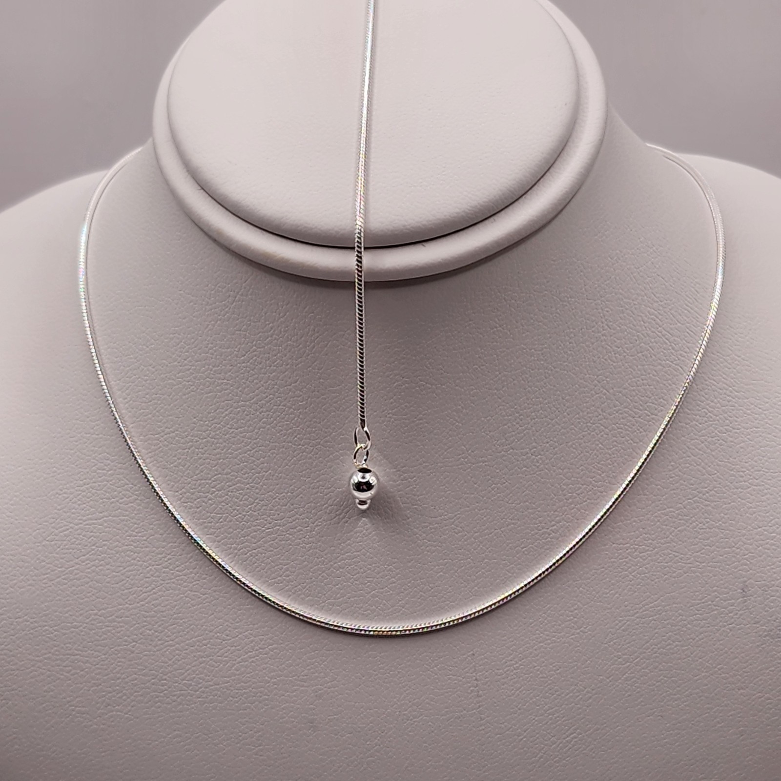 925 NEW Sterling Silver ITALIAN Ajustable Snake Chain 025- 22″ Length 1mm Width