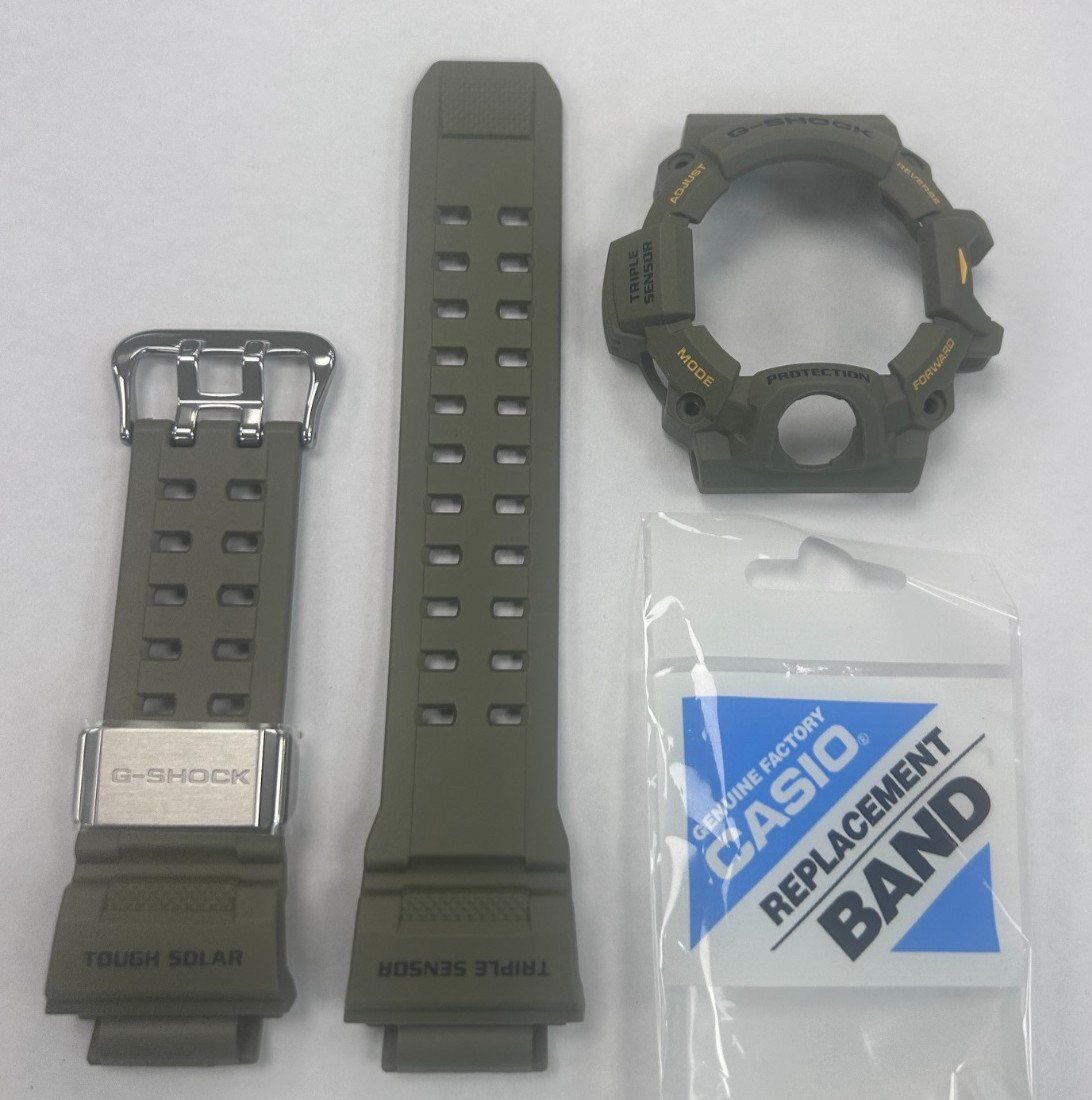 Casio G-SHOCK GW-9400-3 Resin STRAP AND BEZEL GREEN RANGEMAN GW- 9400