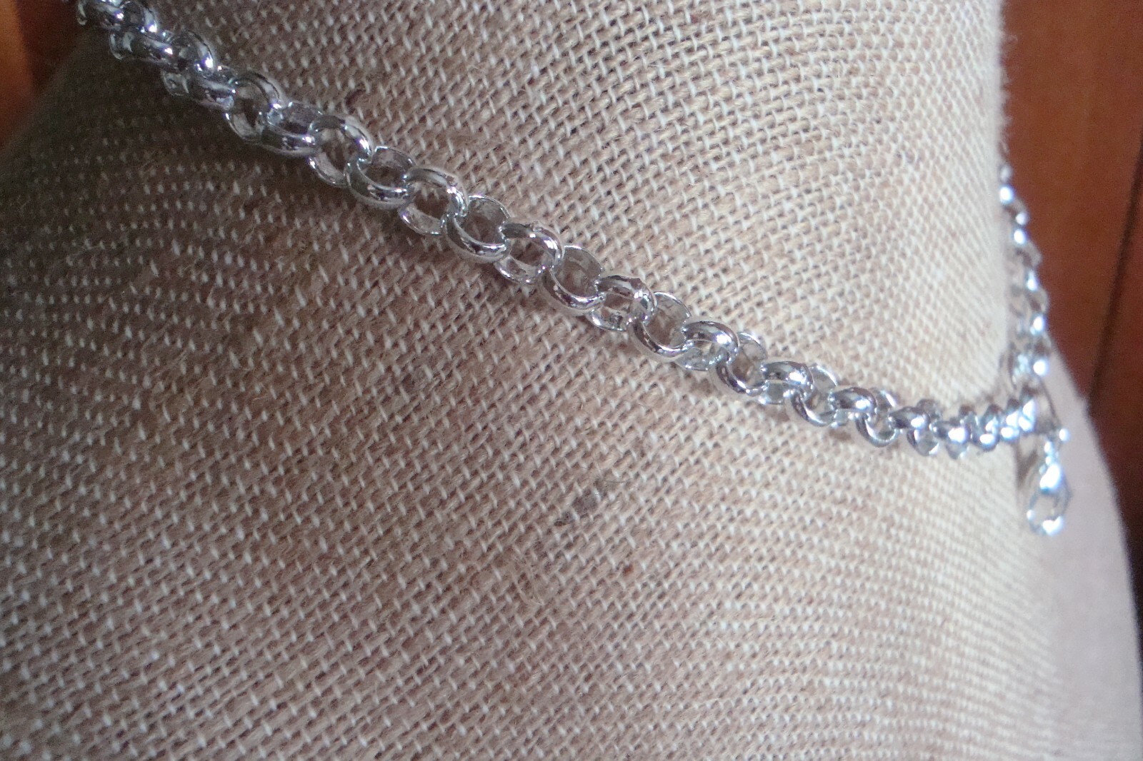 Authentic Origami Owl 18-20” Silver Thick Rolo Chain “New”