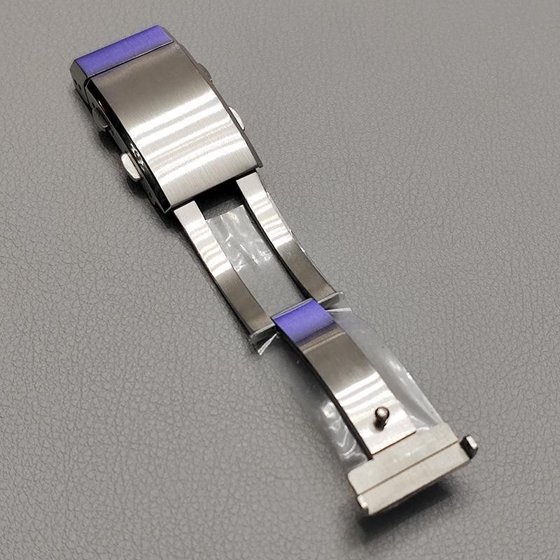 16/18/20/22mm 316L Stainless Steel Watch Clasp Adjustable Folding Buckle Metal