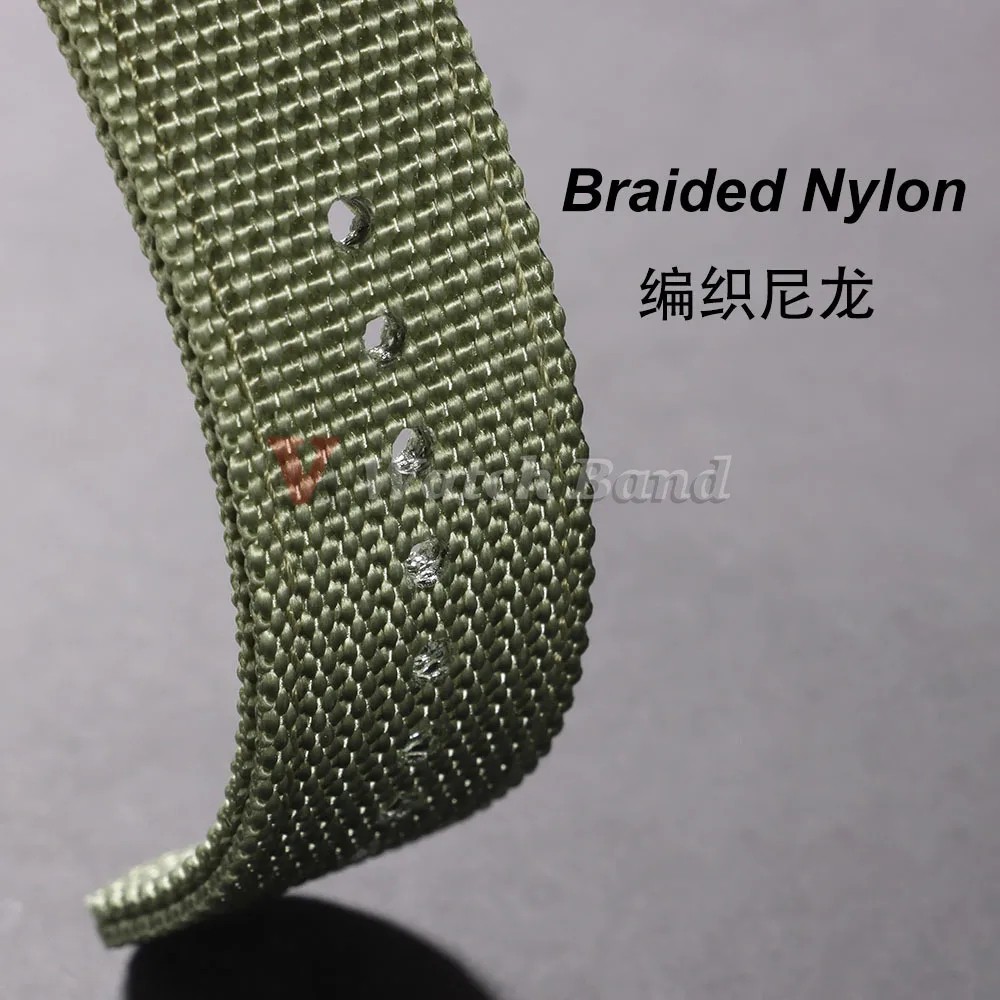 Canvas Quick Release Watch Strap 18,20,22,24mm Military Fabric Band Men Women