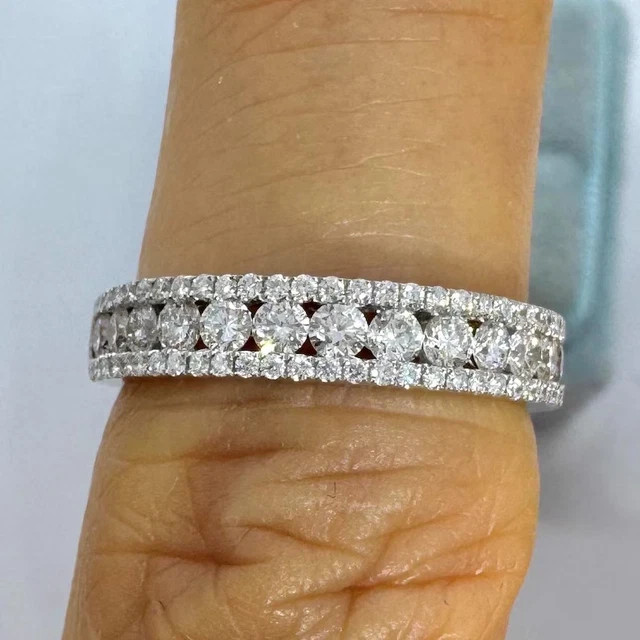2Ct Round Cut lab-Created Engagement Ring 14K White Gold Plated