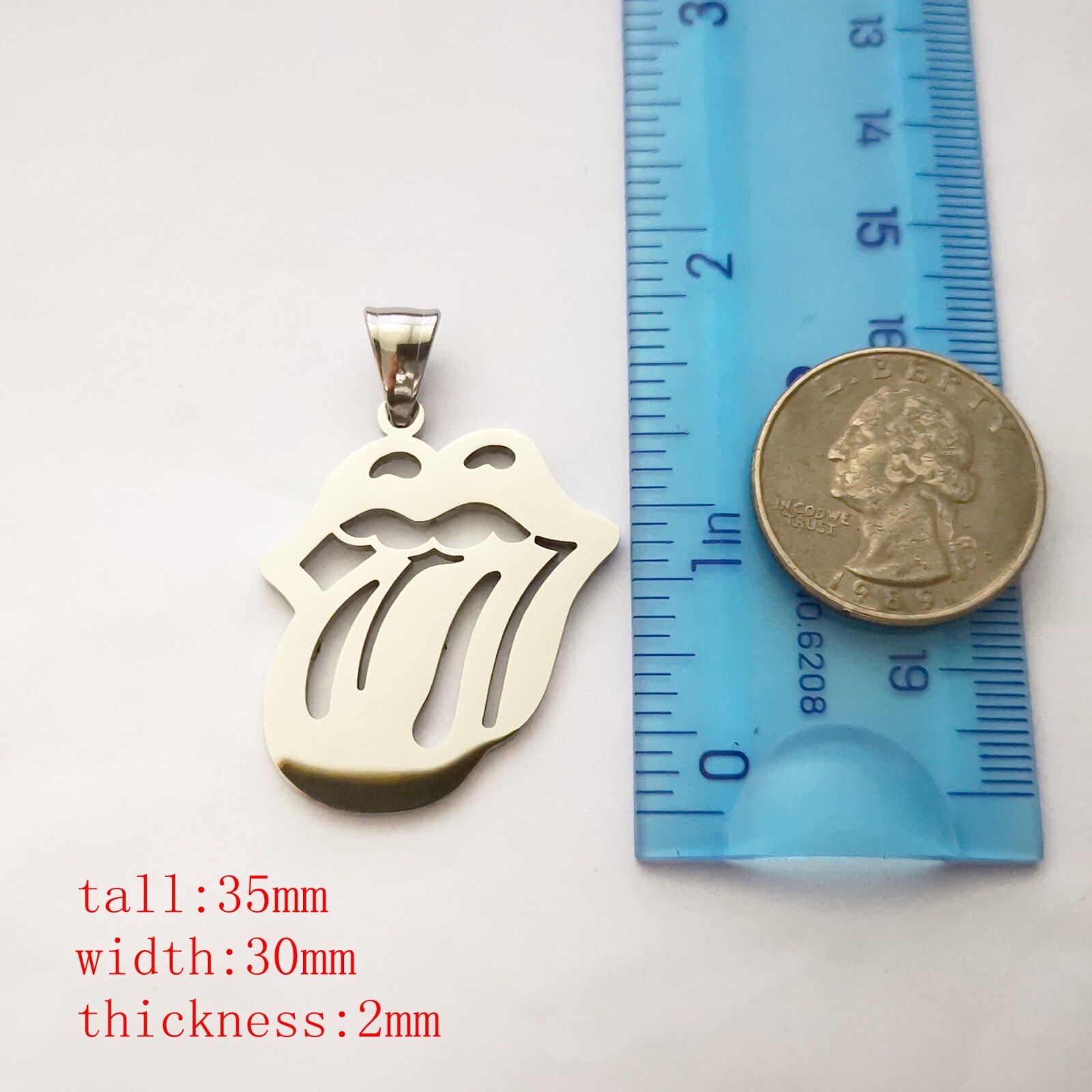 Rolling Stones Accessory Pendant Surgical Steel 6 Style necklace