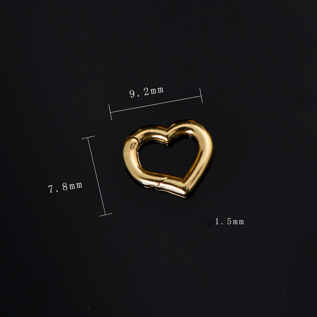 18K Solid Gold Pendant Bails Bracelet Enhancer Clasp Connector Jewelry Findings