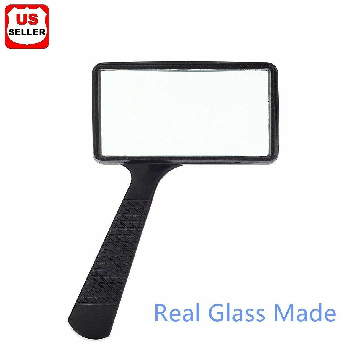 Handheld Rectangular 3X Magnifier Magnifying Glass Loupe For Reading Jewelry US