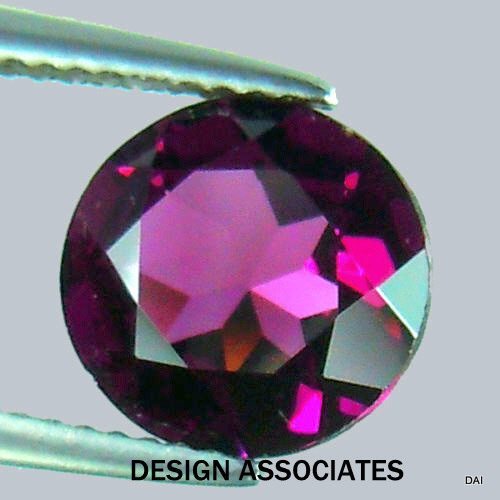 RHODOLITE GARNET 4.5 MM ROUND CUT ALL NATURAL