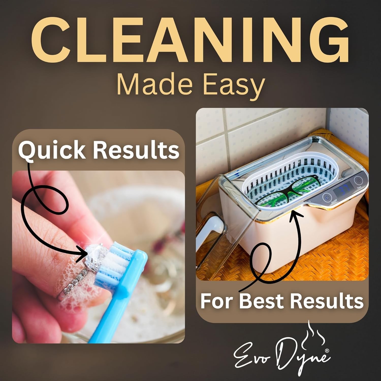 Ultrasonic Jewelry Cleaner Solution 8oz Concentrated Jewelry Cleaner for Diam…