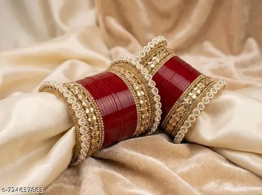 Bridal Chura Set |Punjabi Bridal Chuda |Wedding Bangles Set|Traditional bangles