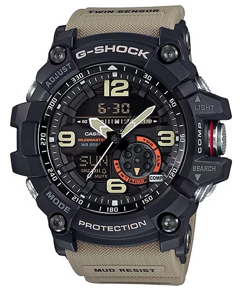 Casio G-Shock Mudmaster Analog Digital Twin Sensor GG-1000-1A5 Mens Watch