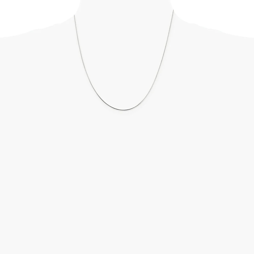 Sterling Silver .85mm Diamond-Cut Snake Chain Necklace 16″-30″