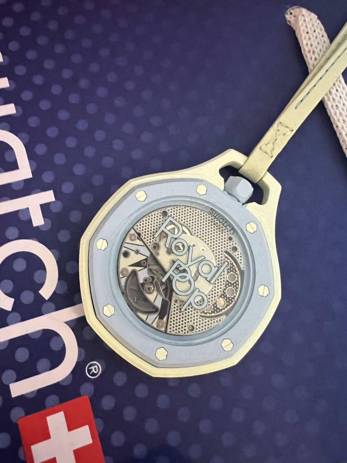 Blue AP x Swatch Royal Pop Audemars Piguet Blaue Acht NEW IN BOX – WATCH IN HAND