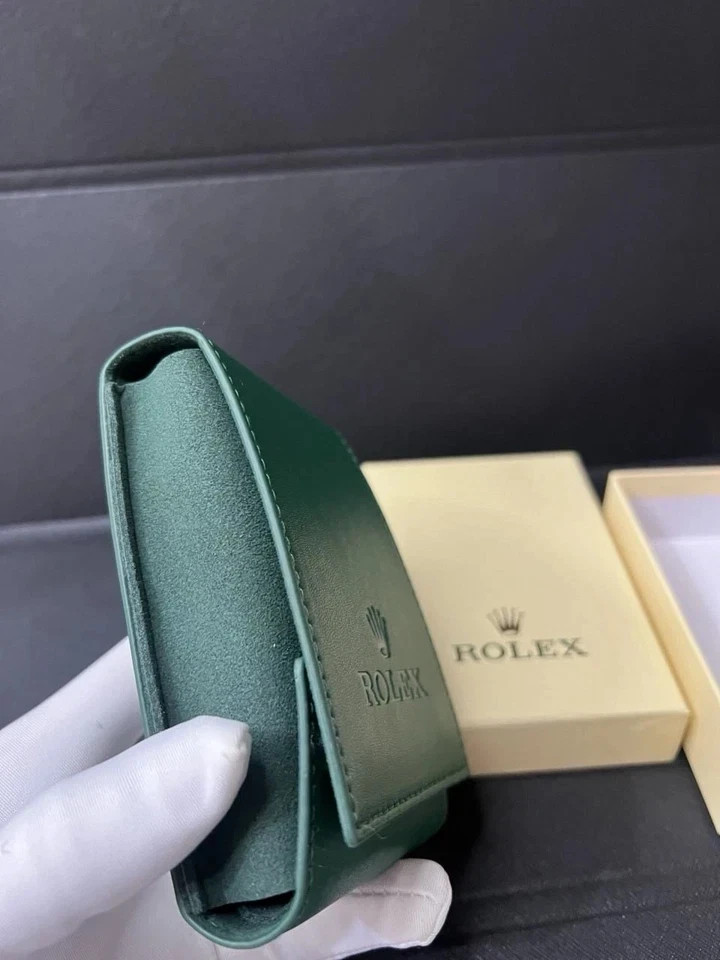 Rolex Case Leather Travel Pouch Service Center Premium Version-Gift For Watch
