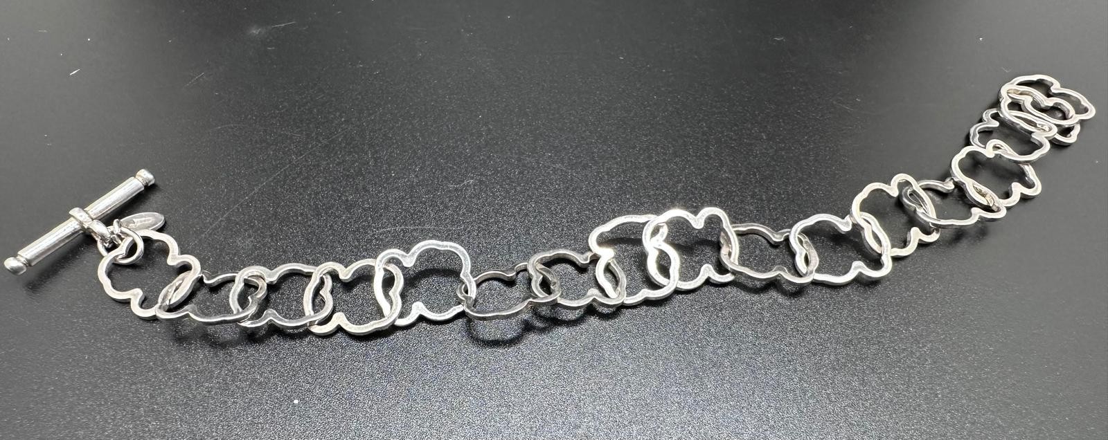 Tous Carrusel Bear Sterling Silver Bracelet
