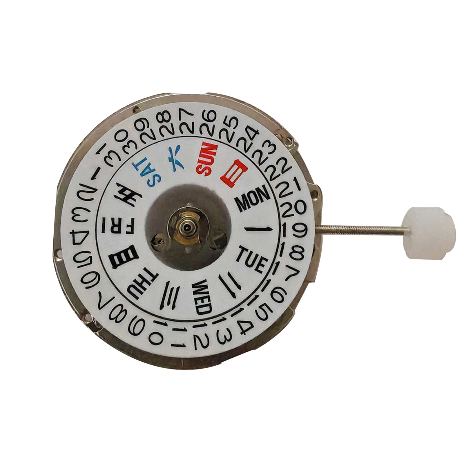 High Quality Automatic Mechanical Watch Movement Day Date Crown at 3 For NH36