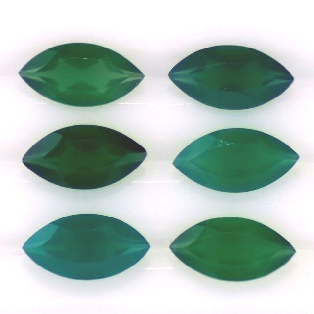 COMMERCIAL EMERALD 14 x 7 MM MARQUISE CUT CALIBRATED SOLD PER STONE F-2690 TREAT