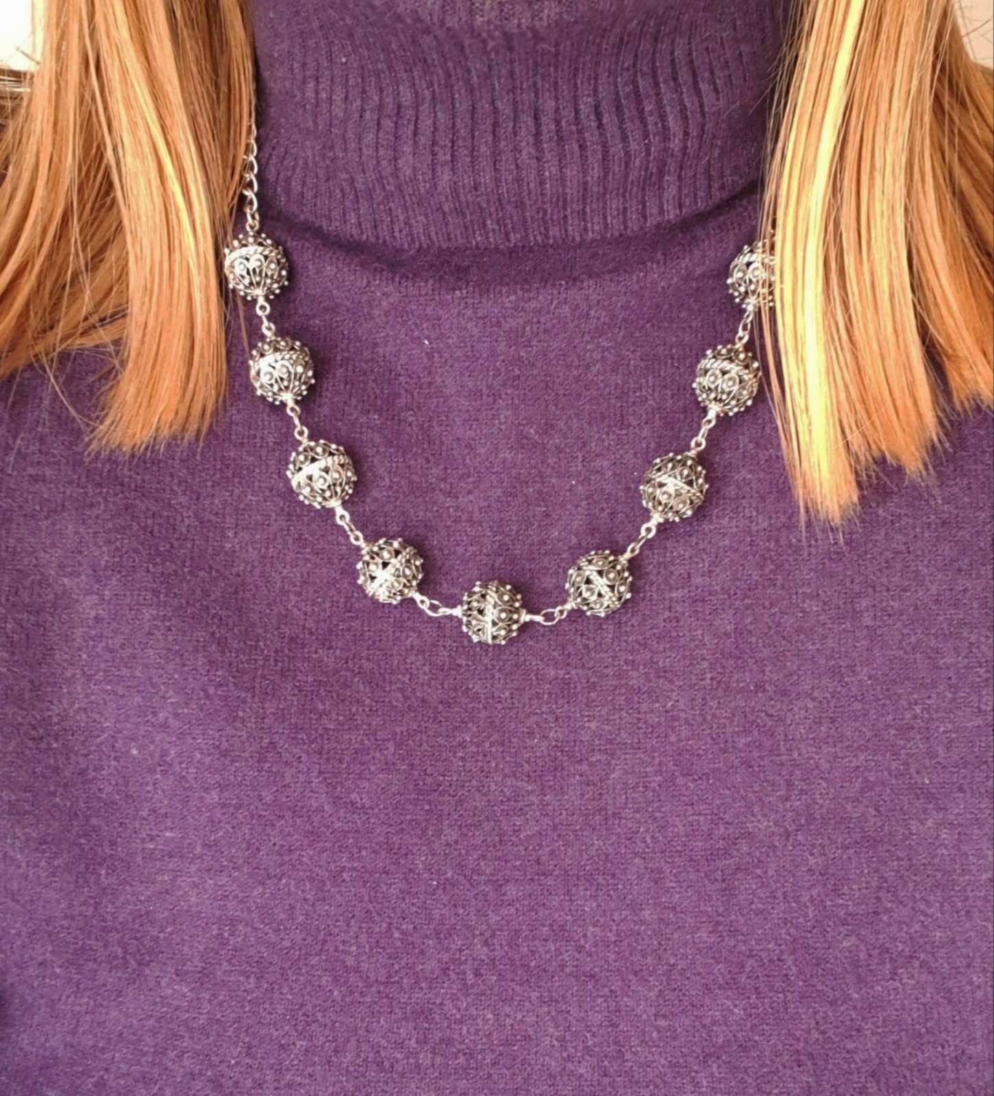 *NEW* Traditional Croatian Handmade Necklace With Sibenik Buttons