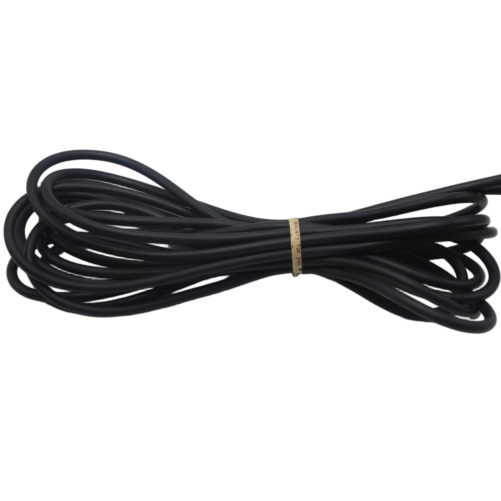 3 Meter Black 4mm Solid Rubber Jewelry Cord String for Jewelry Pendants Craft