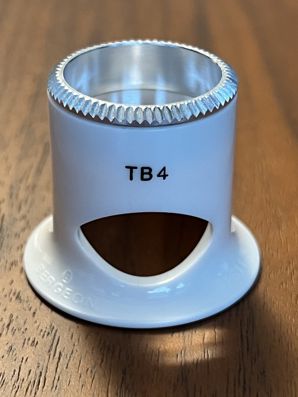 Bergeon 2611-TB-4 Watchmaker White Loupe, 2.5x Magnification, Swiss Loupes, Tool