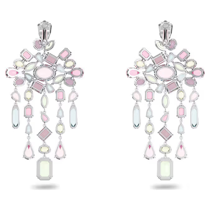 Swarovski Gema drop earrings Mixed cut