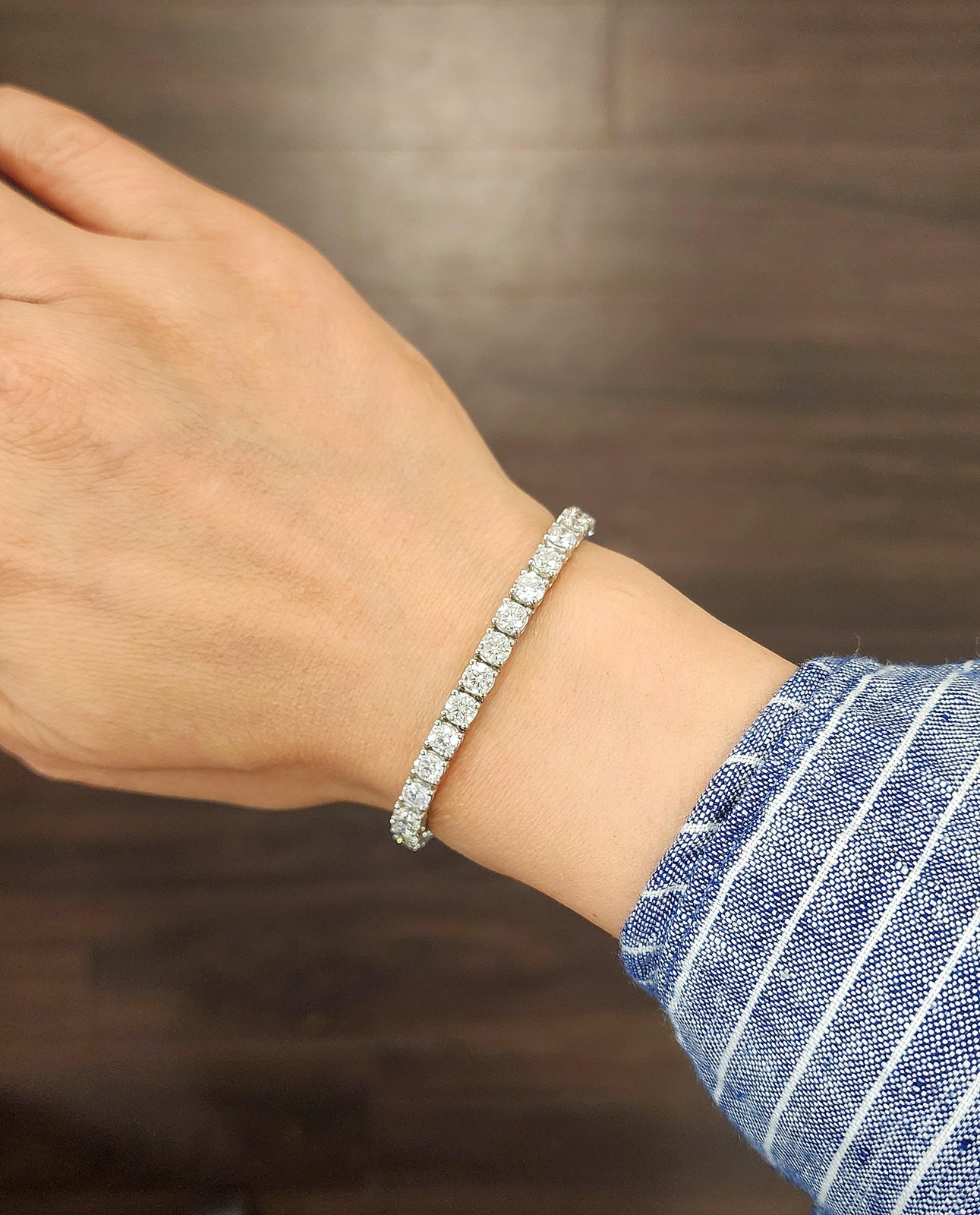11.68 ct Diamond Tennis Bracelet