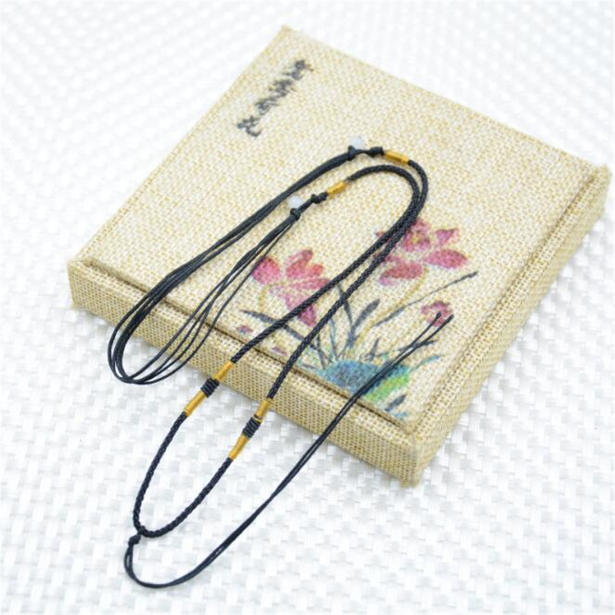5/10pcs Handmade Braided Line Rope String Cord Jade Beads for Pendant Necklace
