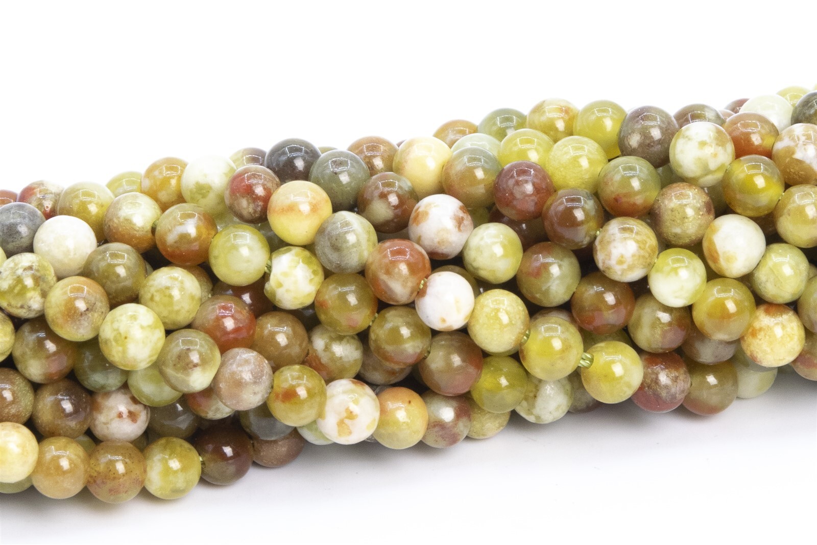 Genuine Natural Serpentine Beads Russia Grade AAA Round Loose Bead 4/6/8/10/12MM