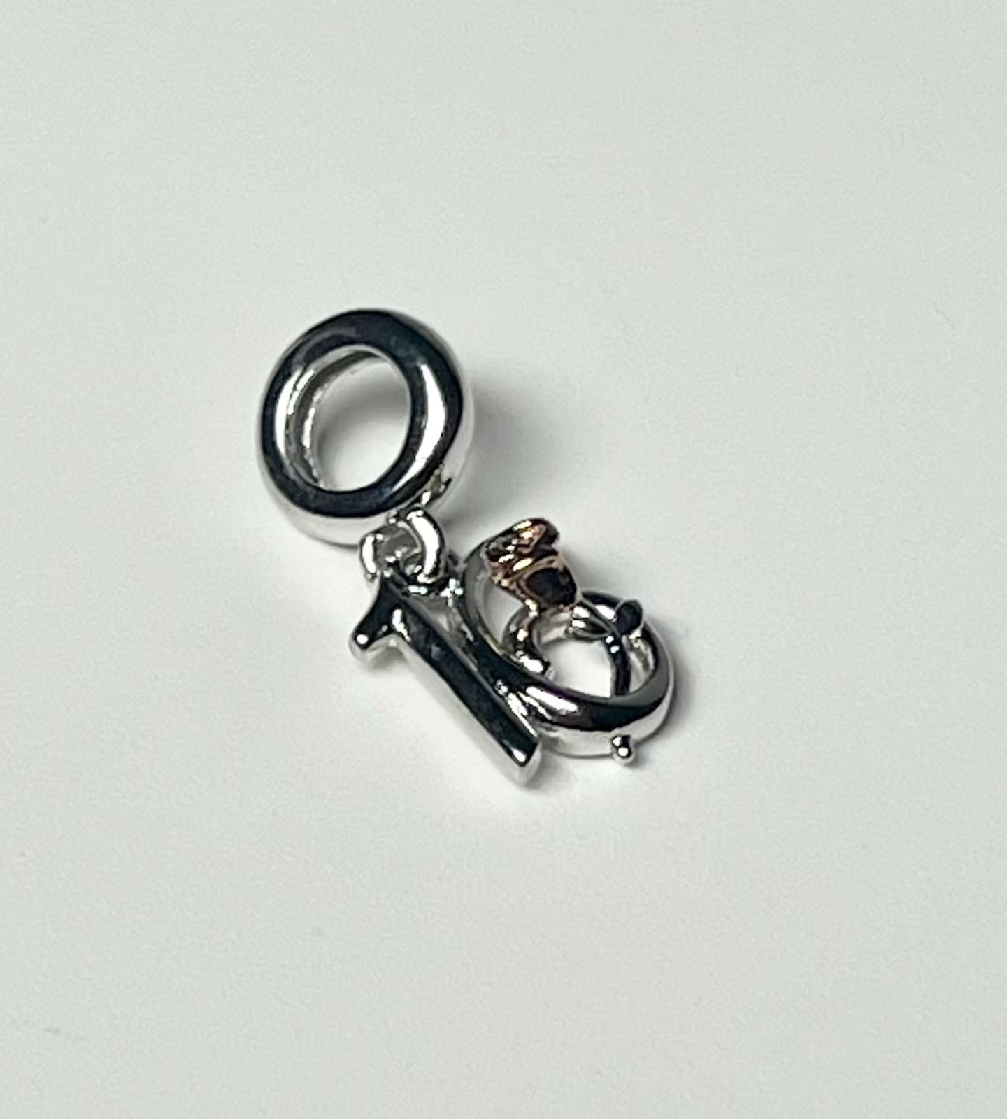 💜 925 Sterling Silver 16th Birthday Charm Sweet 16 Gift for Daughter Charm