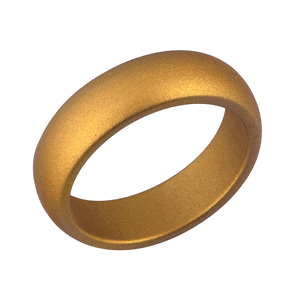 1PC Silver Gold Coppery Silicone Wedding Ring Rubber Engagement Band Size 4-10#