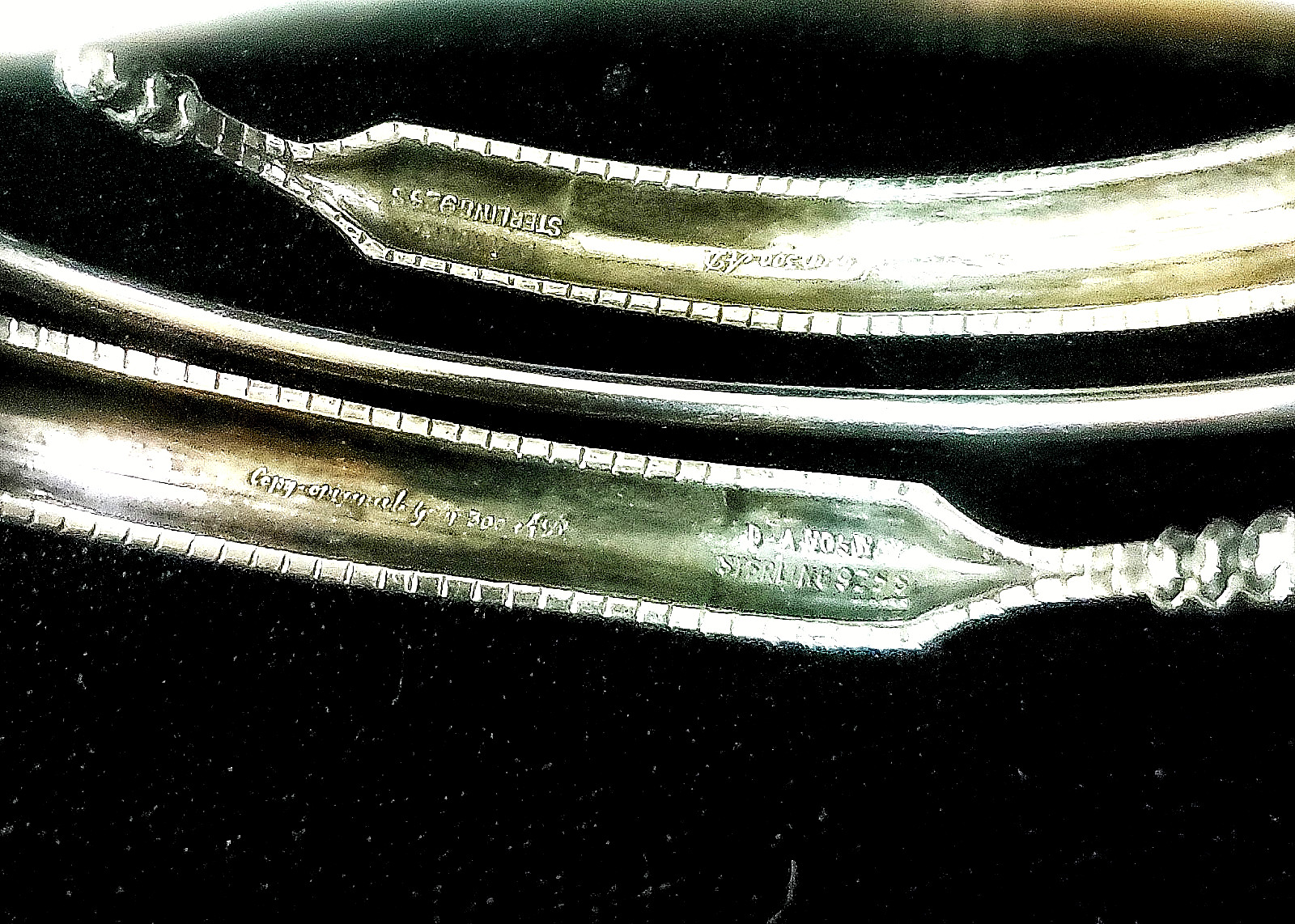 8″ DAVID AnderSEN signed, Solid Sterling Silver SAGA VIKING Bracelet. FLAWLESS!
