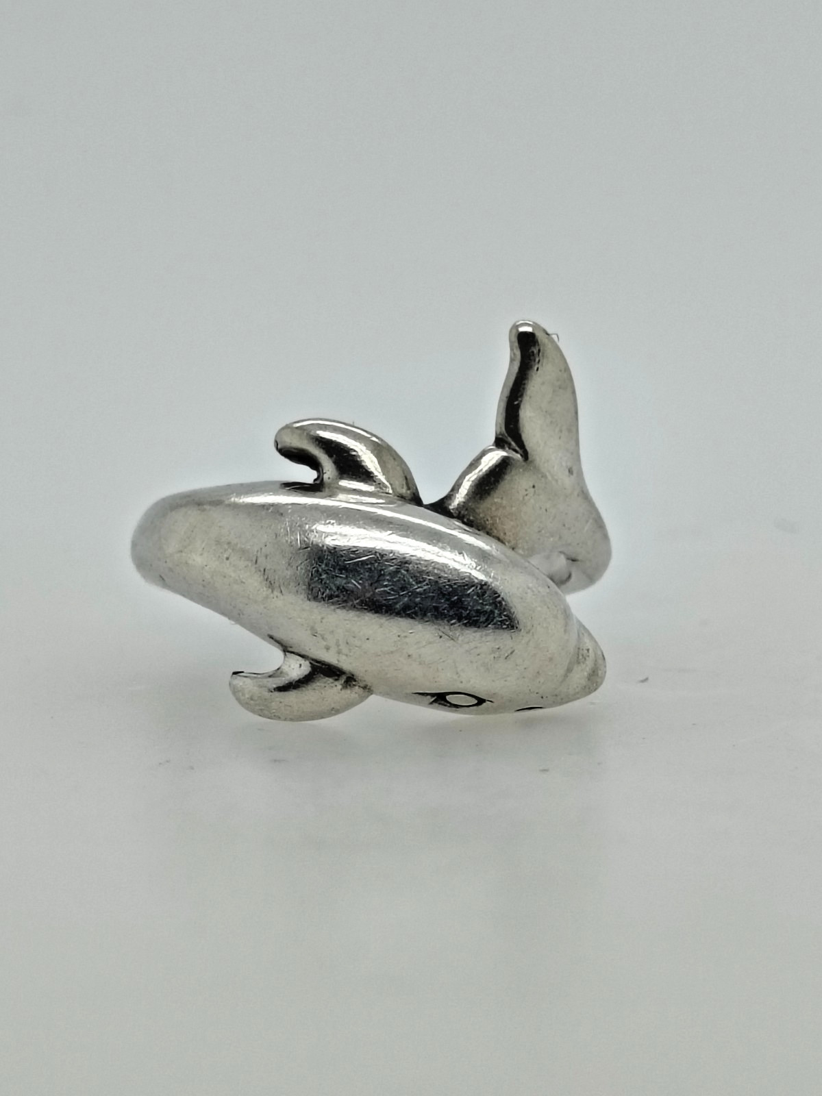 Sterling Silver Dolphin Ring for Women Size 5