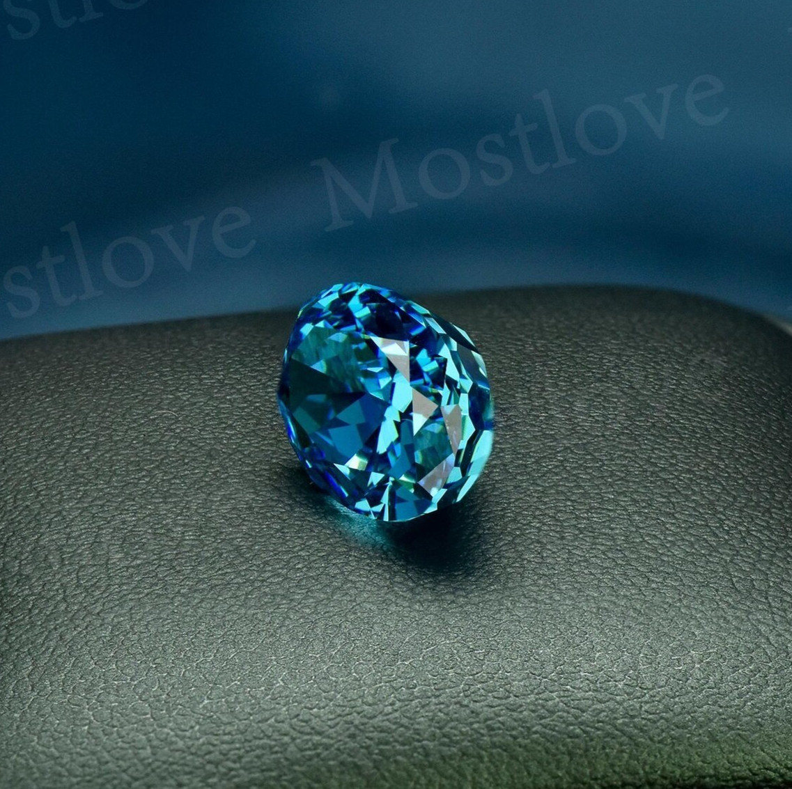 50.21 Ct GIE Certified Natural Flawless Blue Zircon Oval Cut Loose Gemstone A++