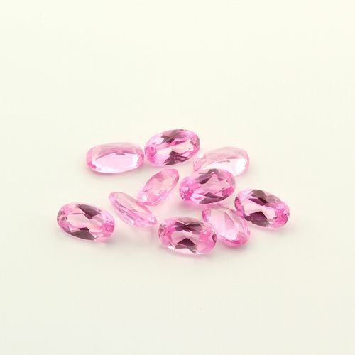BULK (5x3mm – 20x15mm) Oval AAA Lab Created Pink Sapphire