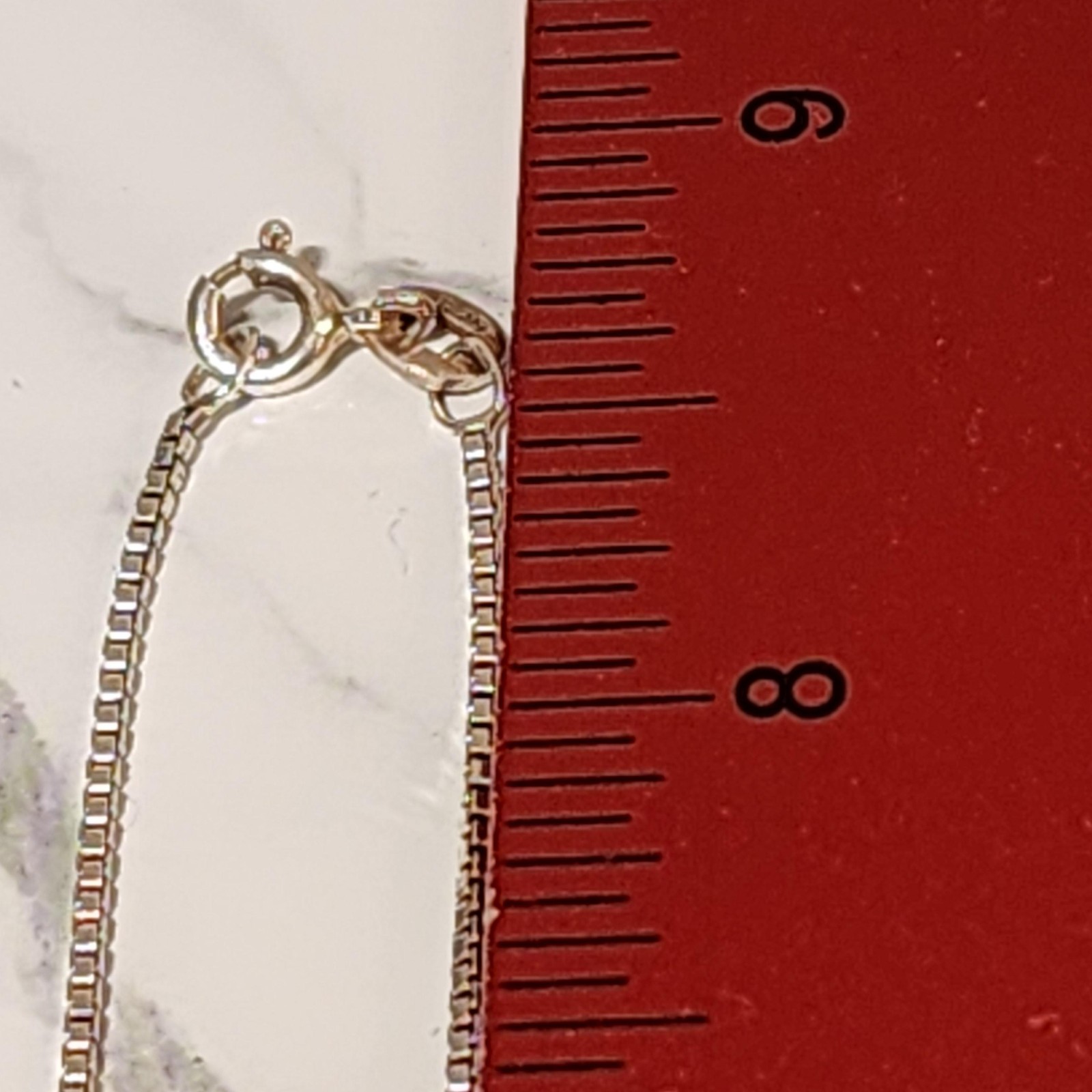 Large Circle Crystal Pendant Necklace 17in Sterling Silver Box Chain Halo